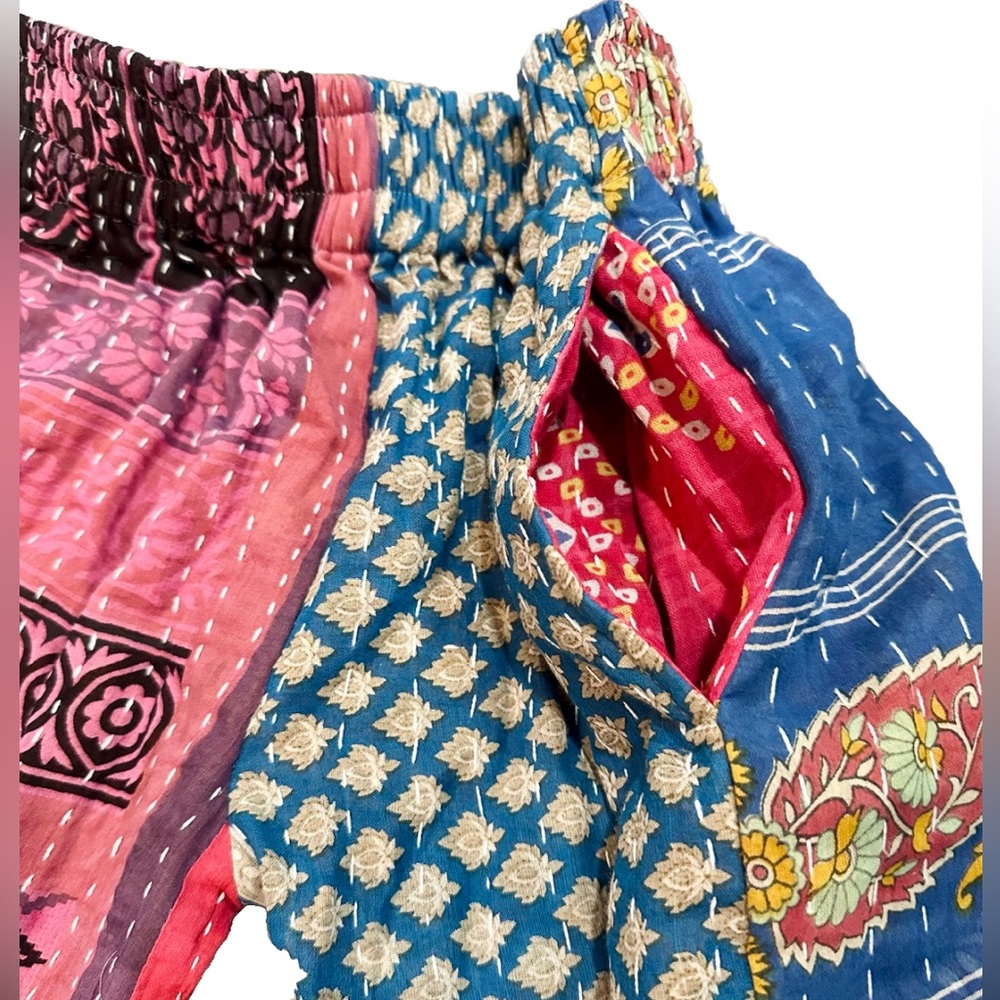 Handmade Patchwork Reversible Shorts. Size XS/S. Brand New. - Picture 5 of 9